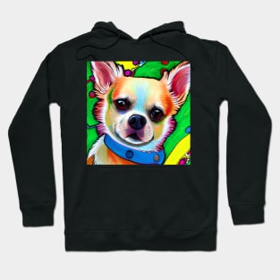 Chihuahua Dog Rainbow Painting Hoodie